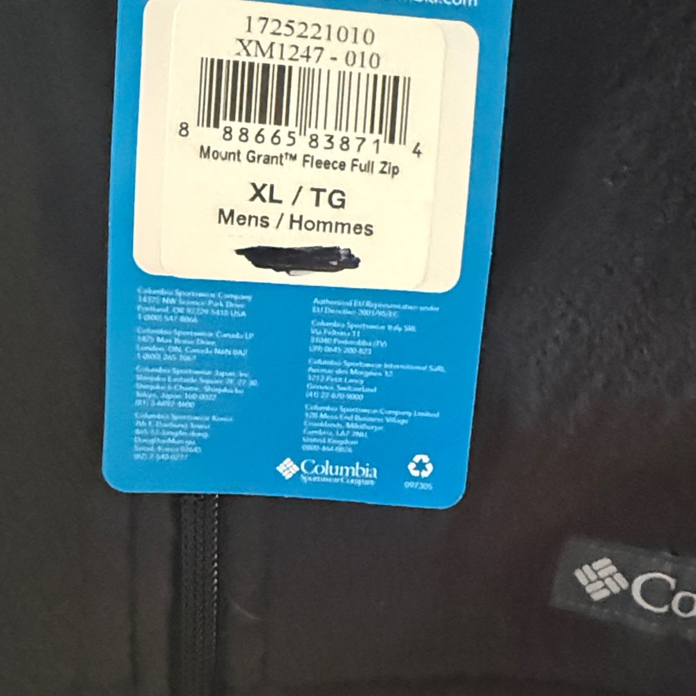 Columbia men’s fleece jacket size XL (New) - Picture 2 of 10